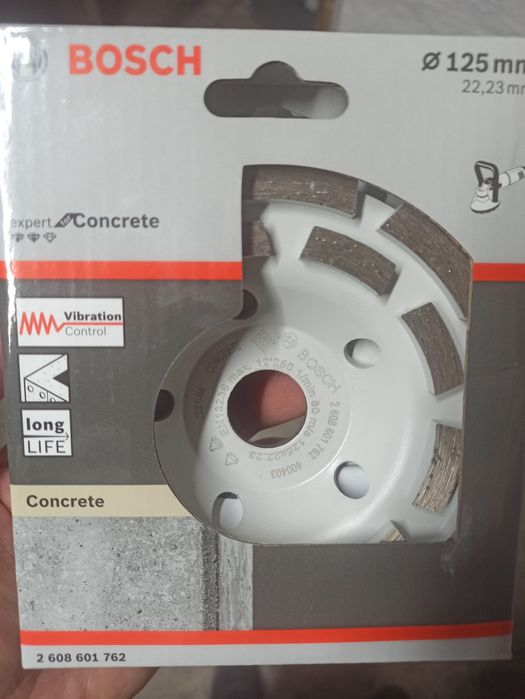 Bosch 125mm, tarcza do betonu diamentowa