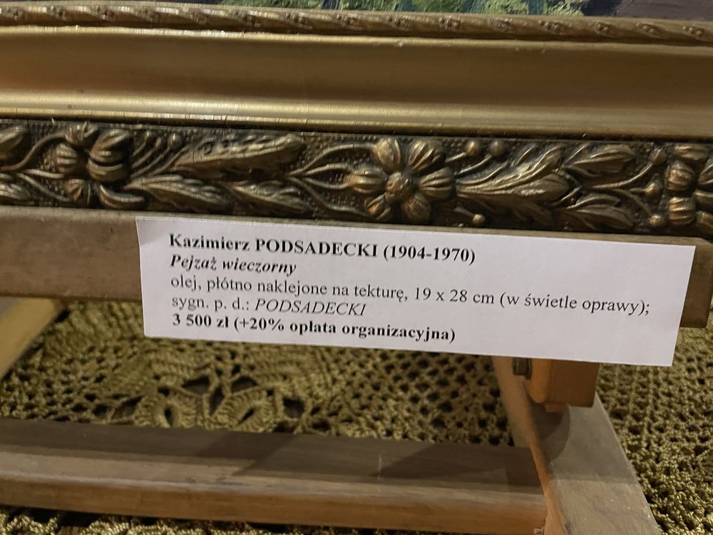 Kazimierz Podsadecki obraz olejny