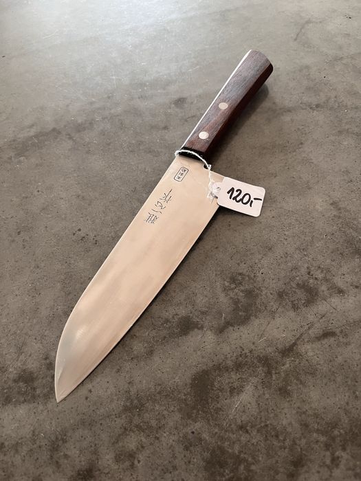 Japoński Nóż Santoku Gashin-Saku AUS-8 Hon-Warikomi