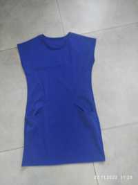 Tunika sukienka chaber niebieski s/m