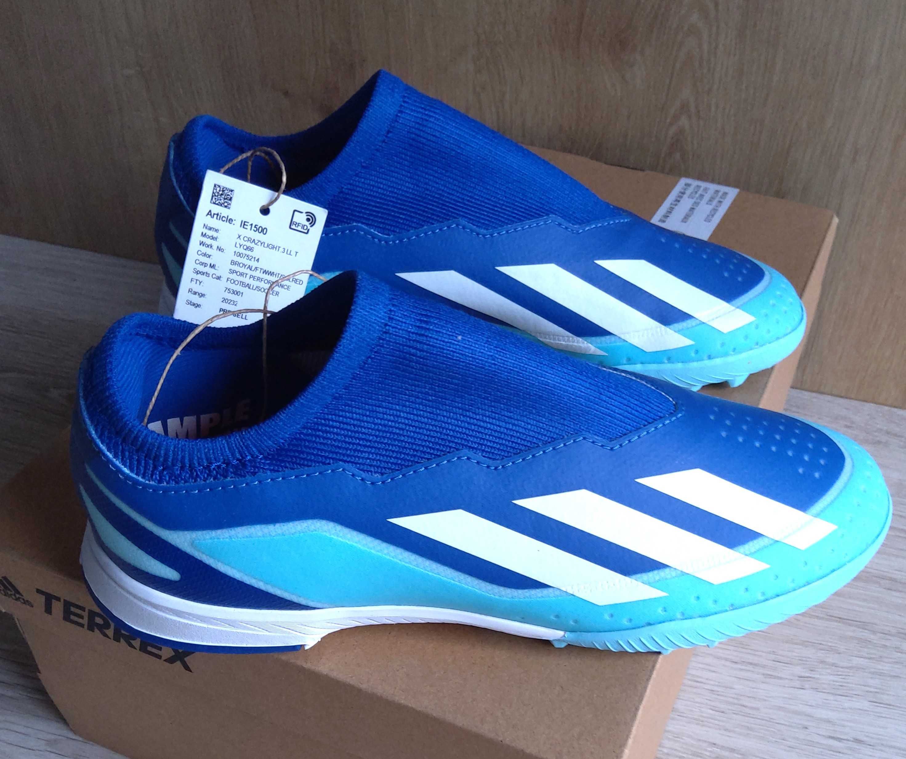 Buty piłkarskie Adidas X Crazylight.3 LL r. 35 1/2 IE1500