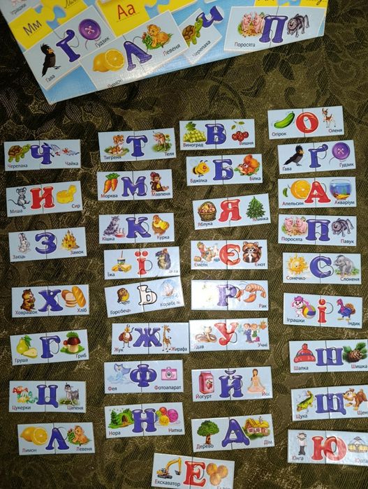 Набір - розвиток мовлення, вивчення літер, навчання читанню