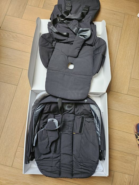 Cybex priam 4.0 czarna tapicerka + czerwona Rockstar