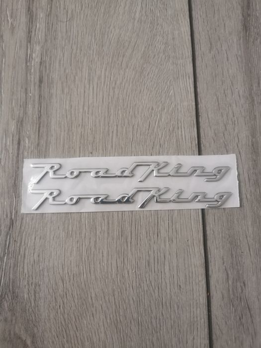 Harley Davidson Road King okucie naklejka napis błotnik ozdobna