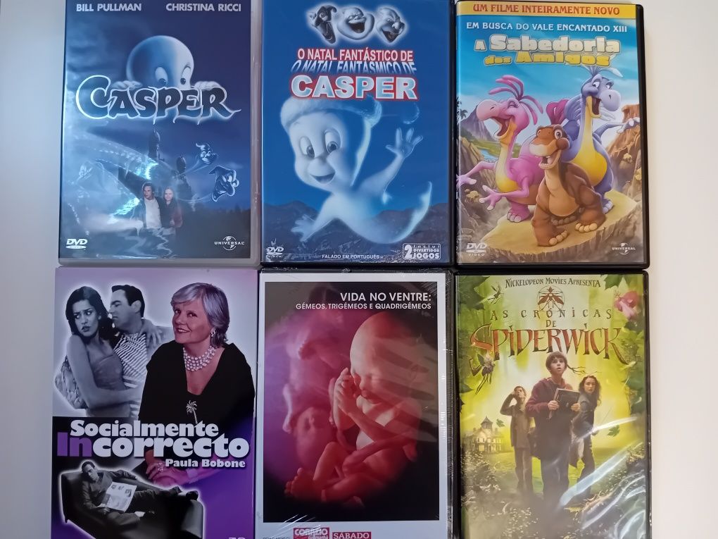 DVDs filmes originais variados para venda ou troca
