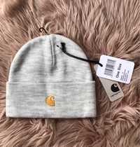 Szara czapka Chase Beanie CARHARTT WIP jasnoszary melanż uniseks