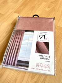2 opakowania zaslon Rosa Velvet 135x300 cm