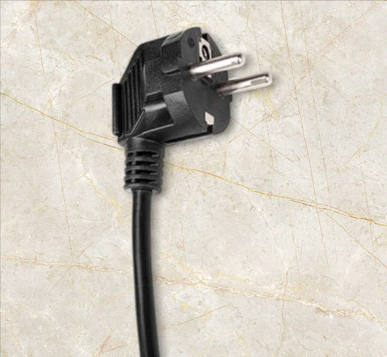 Przedłużacz Listwa Zasilająca Włącznik Mocny Gruby 3m 5 Gniazd Czarna