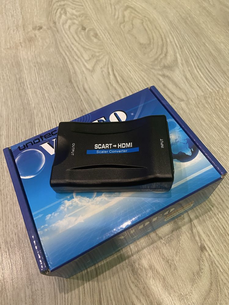 Conversor de video Scart to HDMI Unotec
