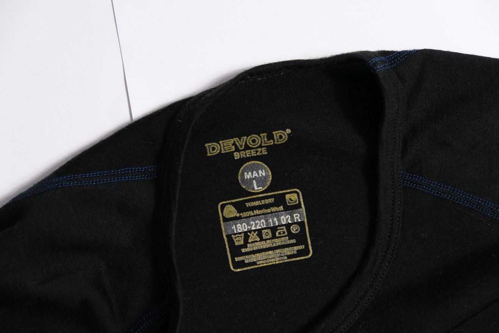 Devold Breeze, koszulka merino z długim rękawem, L