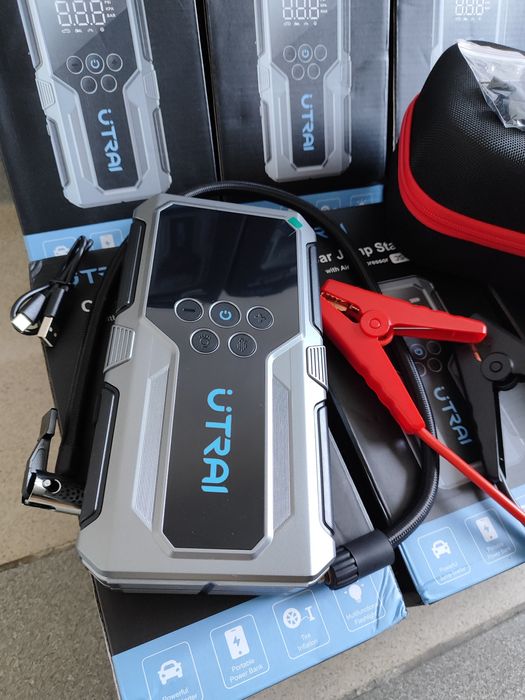 Бустер + насос Jump Starter UTRAI 1500A Пускове компрессор