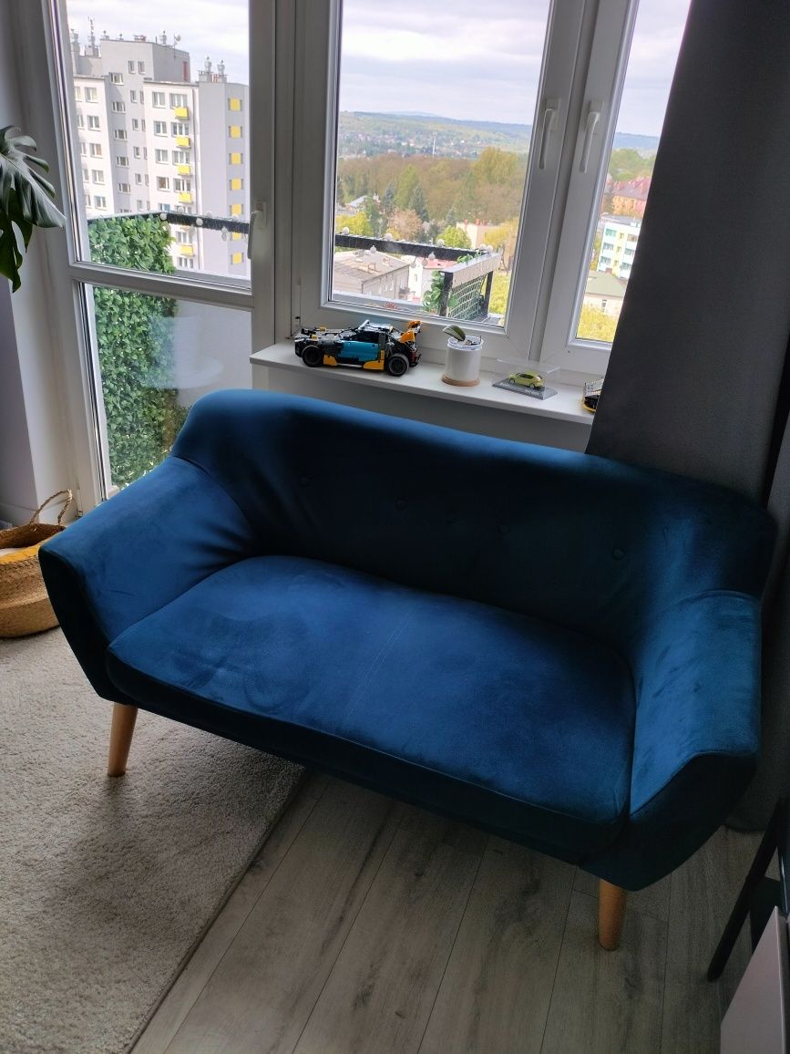 Sofa Bergen 2 Velvet Granatowa Signal Meble