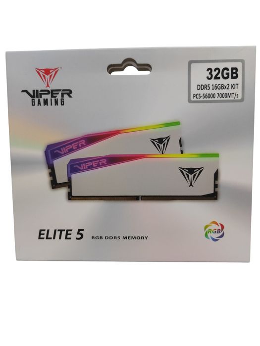 Na Lewara Pamięć RAM Patriot Viper Elite 5 DDR5 RGB 32GB 2x16gb CL38