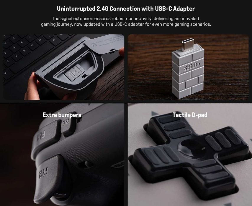 Геймпад 8BitDo Pro 3 для Windows/Android/Switch 1/2 TMR джойстик