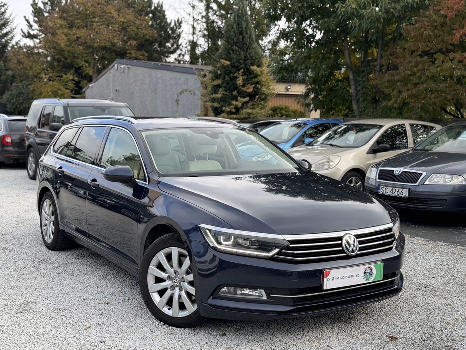 Volkswagen Passat B8 2.0 diesel • 2015 rok • automat • zadatkowany