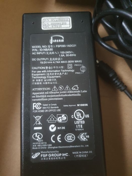 Fontes de alimentação diversas