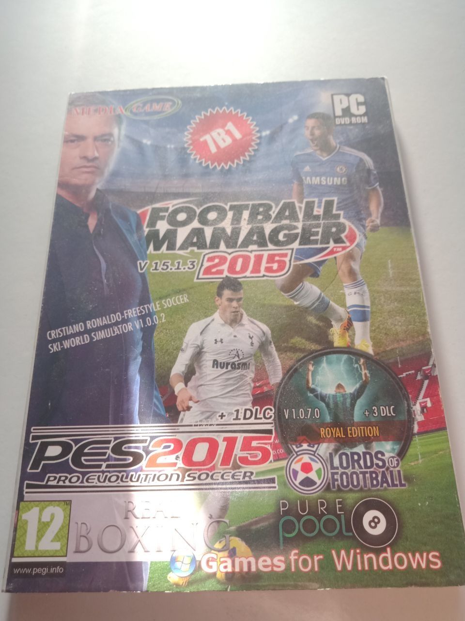 DVD диск PES 2015, Football Manager 2015