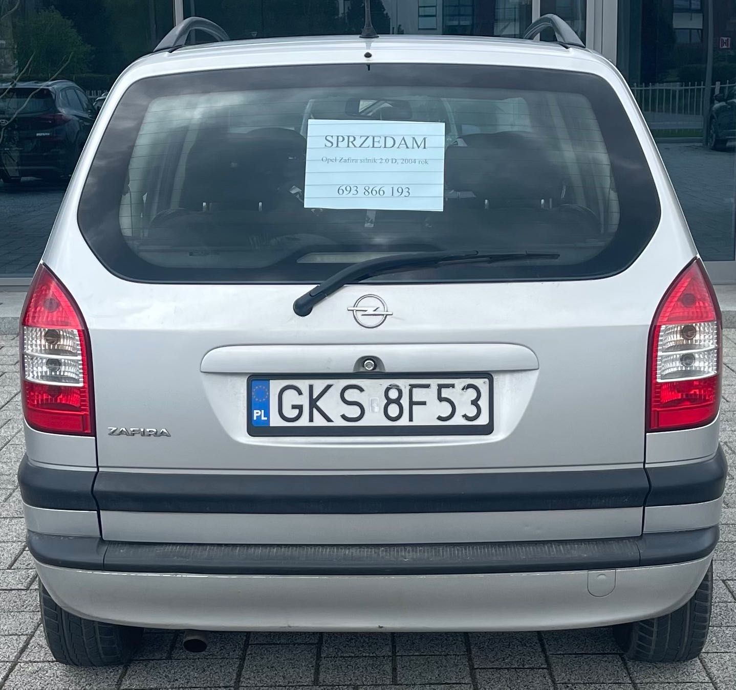 Opel Zafira 2.0DTI, 7-osobowy, rok 2004, ZADBANY!