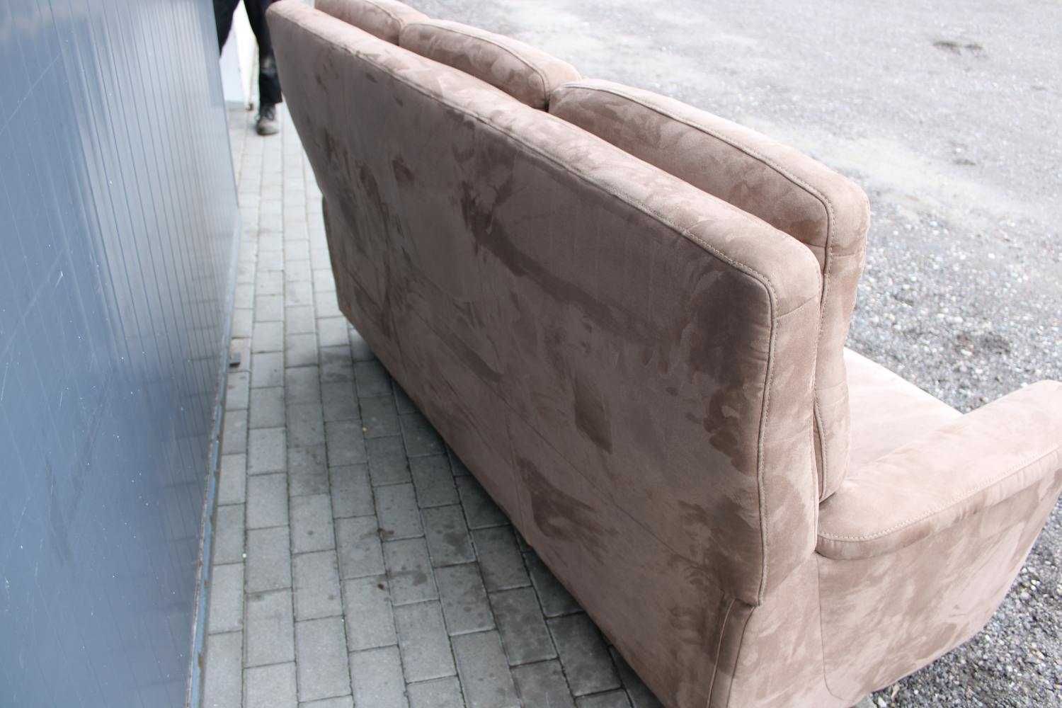 Tania wygodna sofa 3-osob. z nubuku 195cm 090