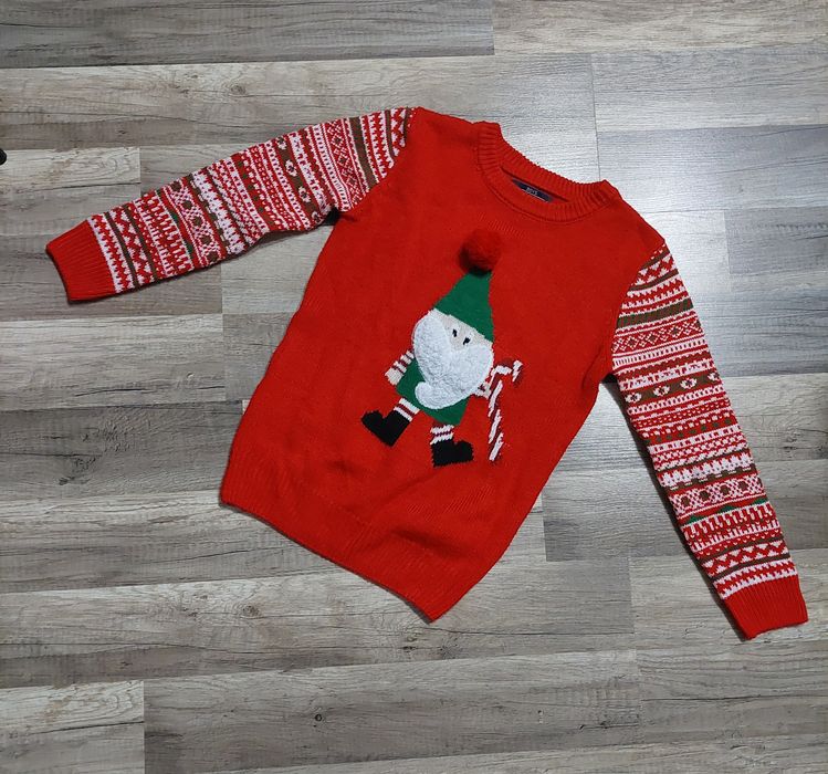 Sweter świąteczny 128/ 134