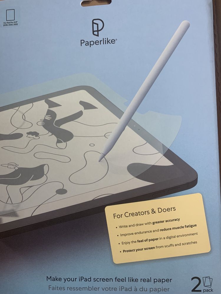 Защитная пленка Paper like для iPad Pro 12.9