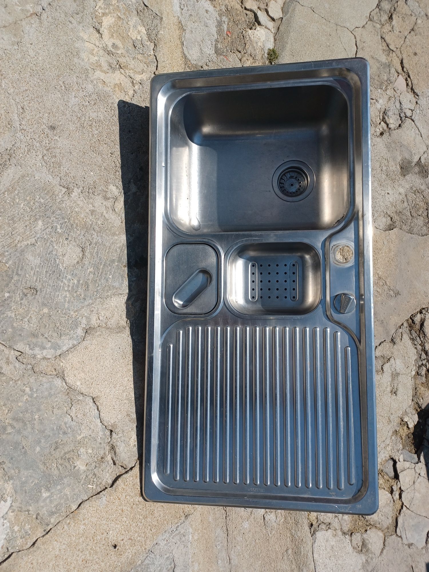Banca da loiça inox