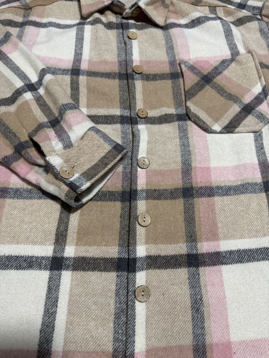 Теплая женская рубашка байковая