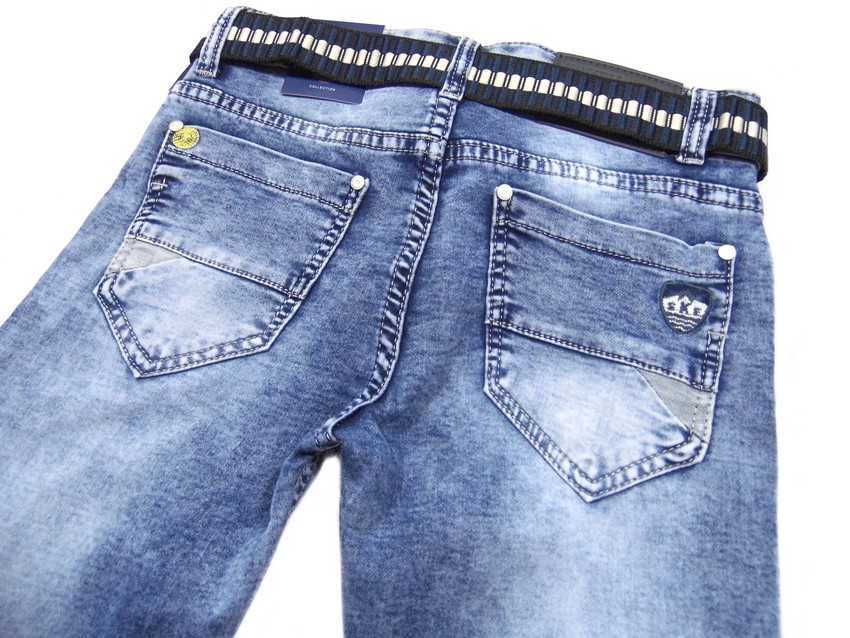 nowe spodnie jeans elastyczne 481 FAMOUS 164 mięciutkie