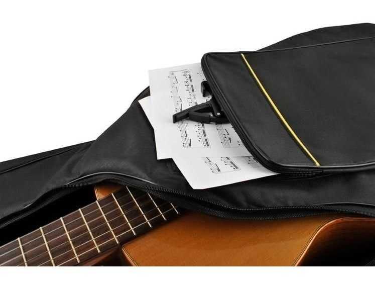 Zestaw pokrowiec futerał na gitarę + statyw na gitarę