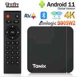 Smart TV Box Tanix W2 S905W2 4GB/32GB Wifi 5G Android 11