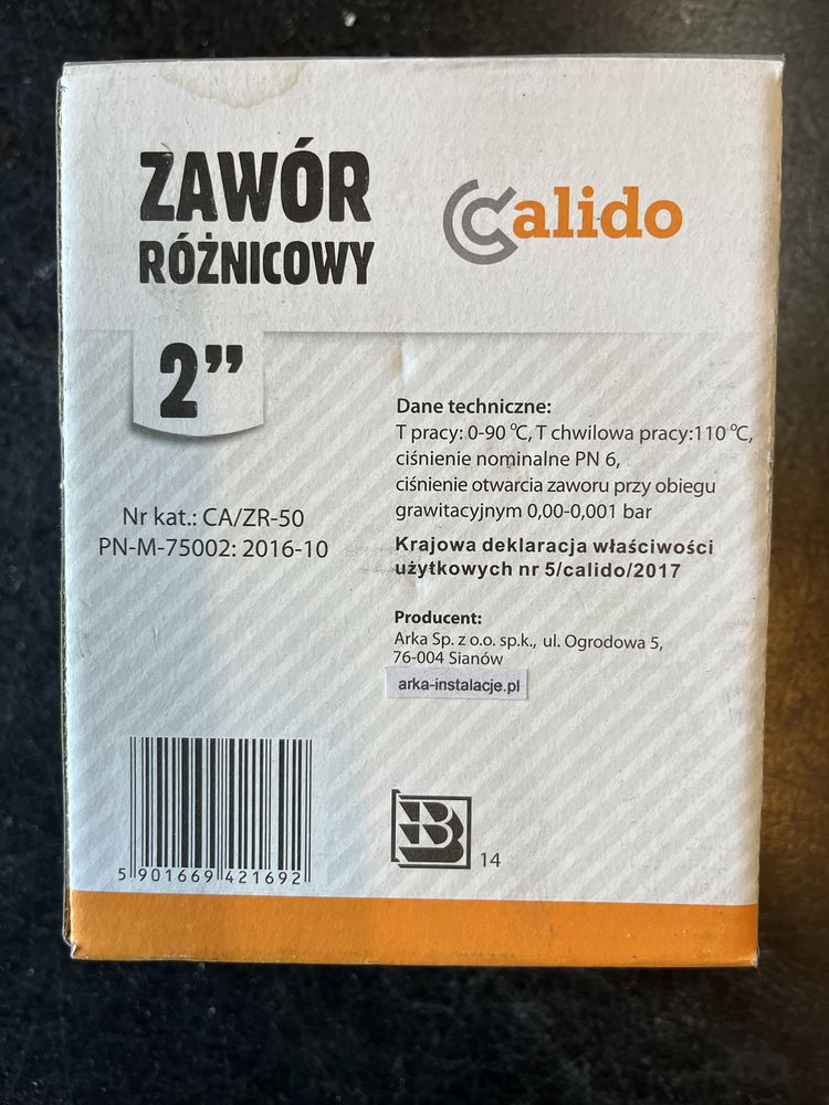 Zawór różnicowy 2”