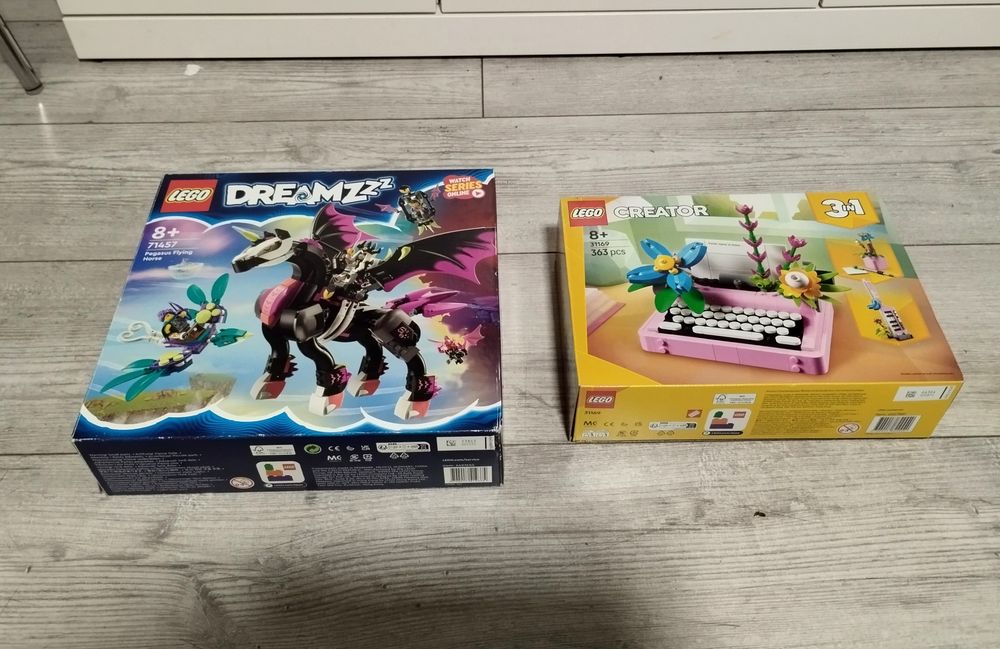 LEGO Dreamzzz 71457 + LEGO Creator 31169 Latający Koń Pegasus Maszyna