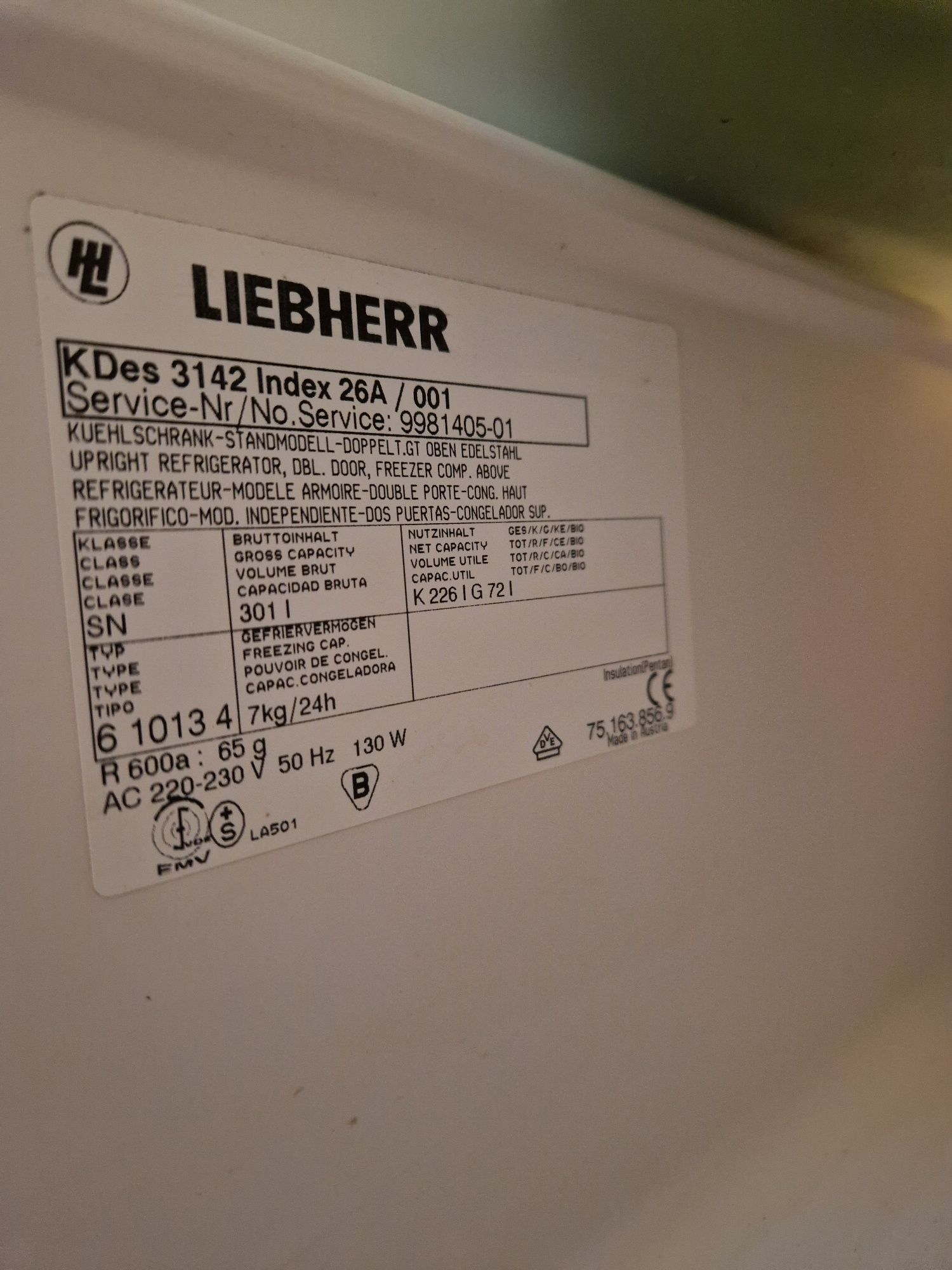 Frigorífico Liebherr premium