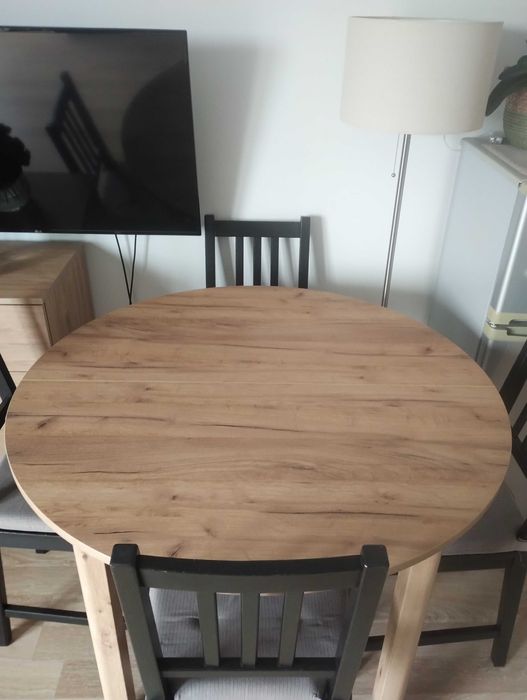 Okrągły stół rozkładany RINGO Dąb Craft mało   używany