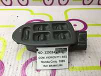 Comando de Vidros Frt / Esq Honda	Civic	 de 1995 - Ref : SR4M13285	- NO320024