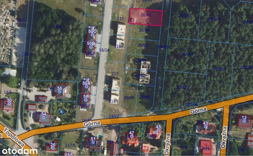 Sprzedam działkę budowlaną Grądy gmina Leszno