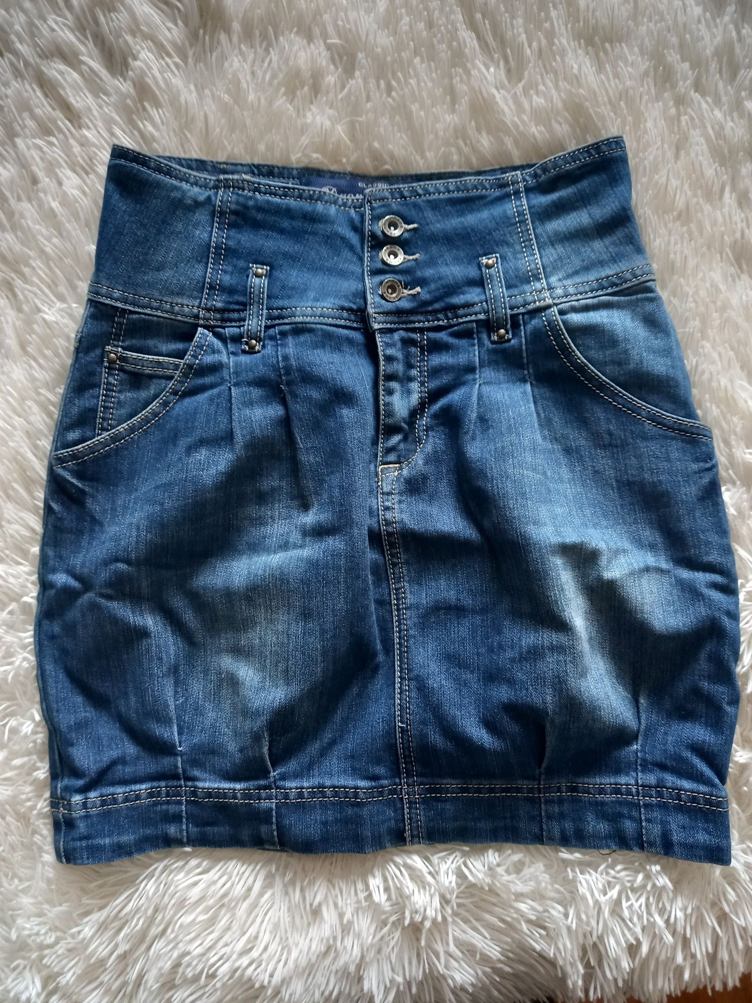 Jeans spódnica roz XS