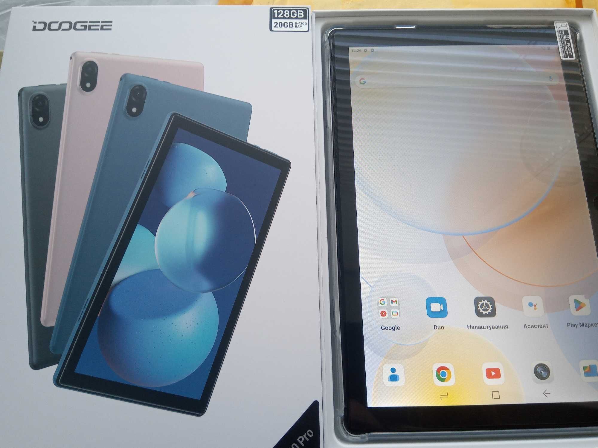 8/128Gb + чохол Android 13 планшет Doogee