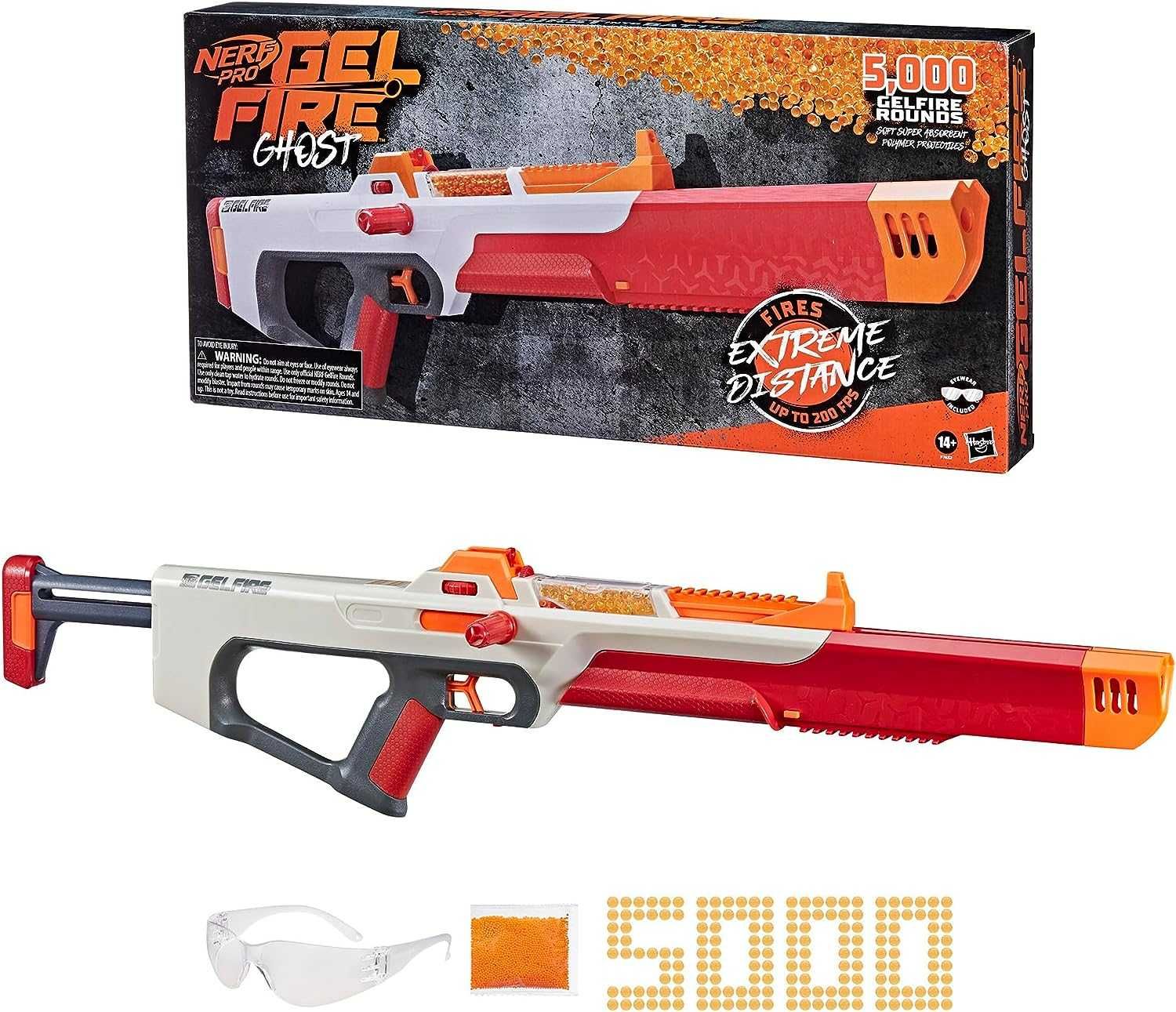 Снайперская винтовка Нерф на Орбизах Nerf Pro Gelfire Ghost