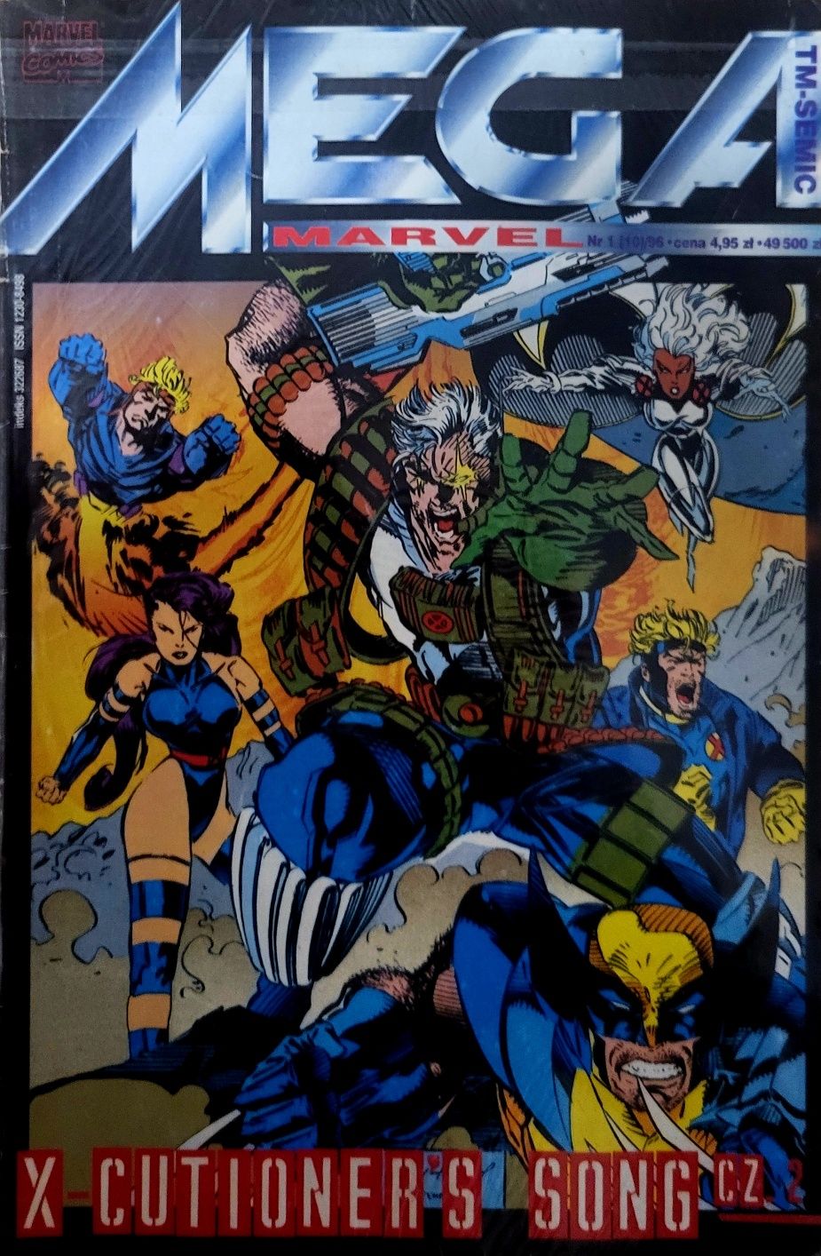 Komiks MEGA MARVEL X-Cutioner's Song cz.2 1(10)/96 Bdb-