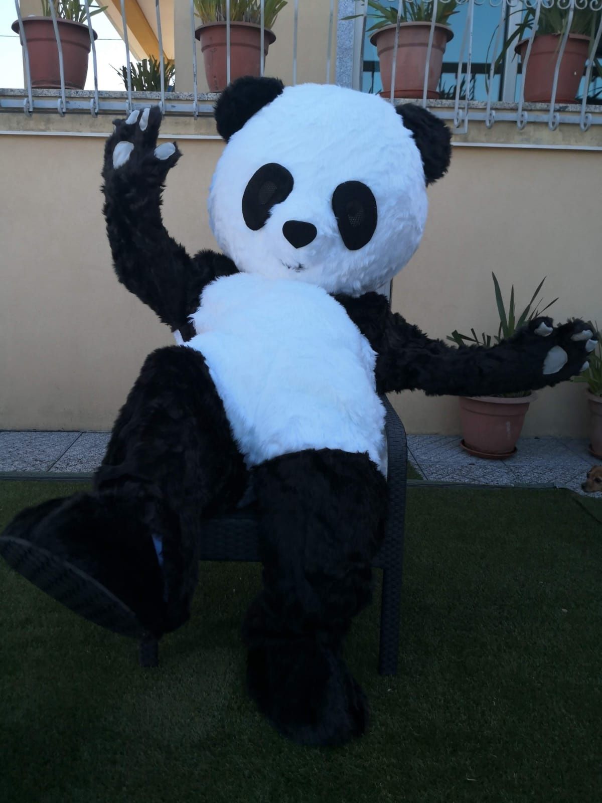 Mascote Fato Panda