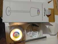 Lampka led  RGB  z wbudowaną baterią