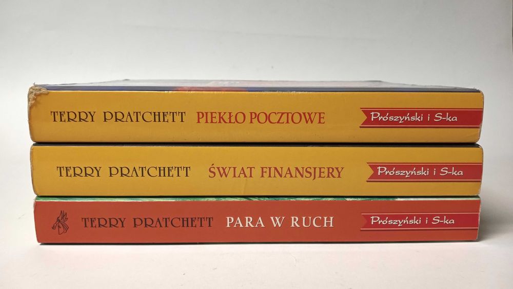 Terry Pratchet - 3 książki z serii o Moiście von Lipwigu