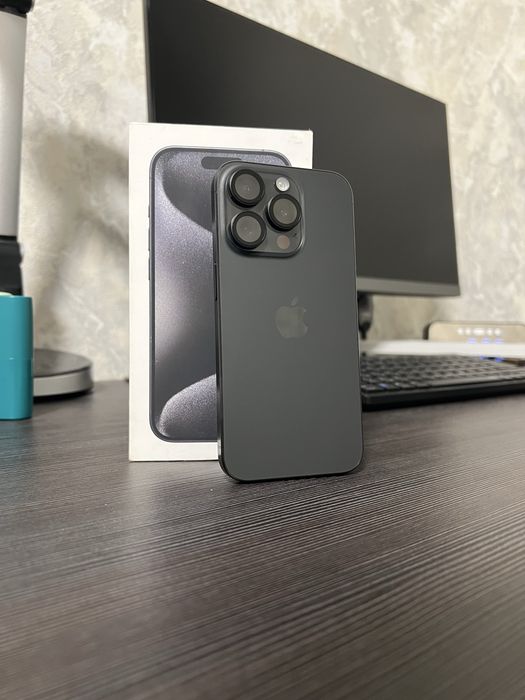 iPhone 15 Pro 128Gb • Идеал • Без ремонтов • Полный комплект • Айфон