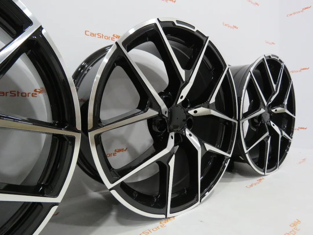 Jantes Look Mercedes AMG 19 8.5+9.5 et43 5x112 Preto + Polido