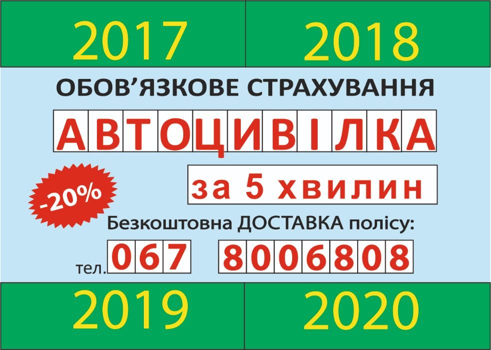 Зелена карта, Автоцивілка, Медичне страхування.