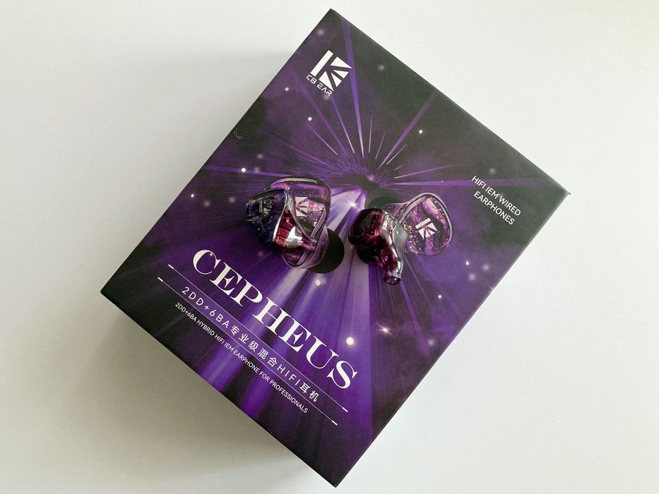 KBEAR Cepheus KB16 - 2DD + 6BA - słuchawki dokanałowe IEM - jak nowe
