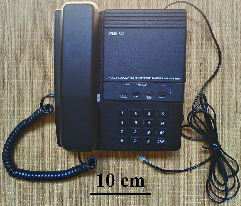 Atendedor Automático de Chamadas e Telefone (Microcassette)