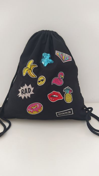 Worek CoolPack z naszywkami