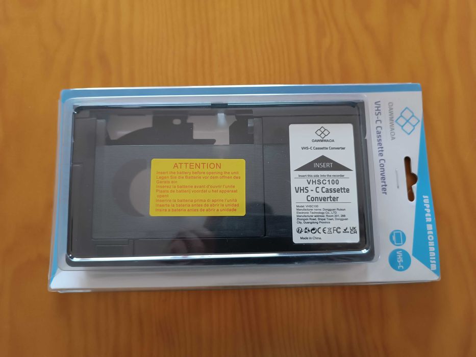 [NOVO] Adaptador de VHS-C para VHS
